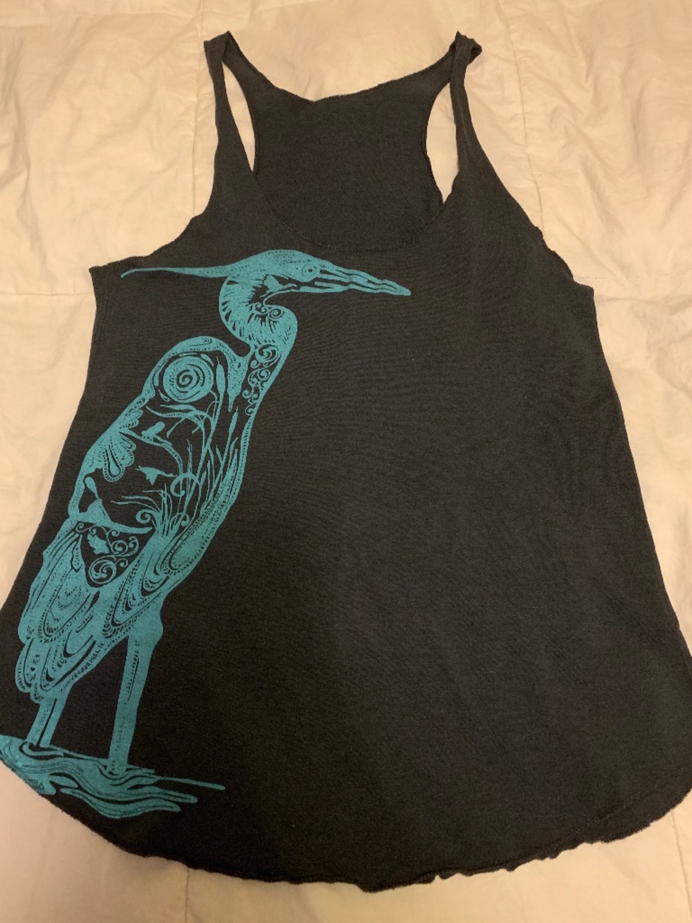 Great Blue Heron Artisan Halter Top